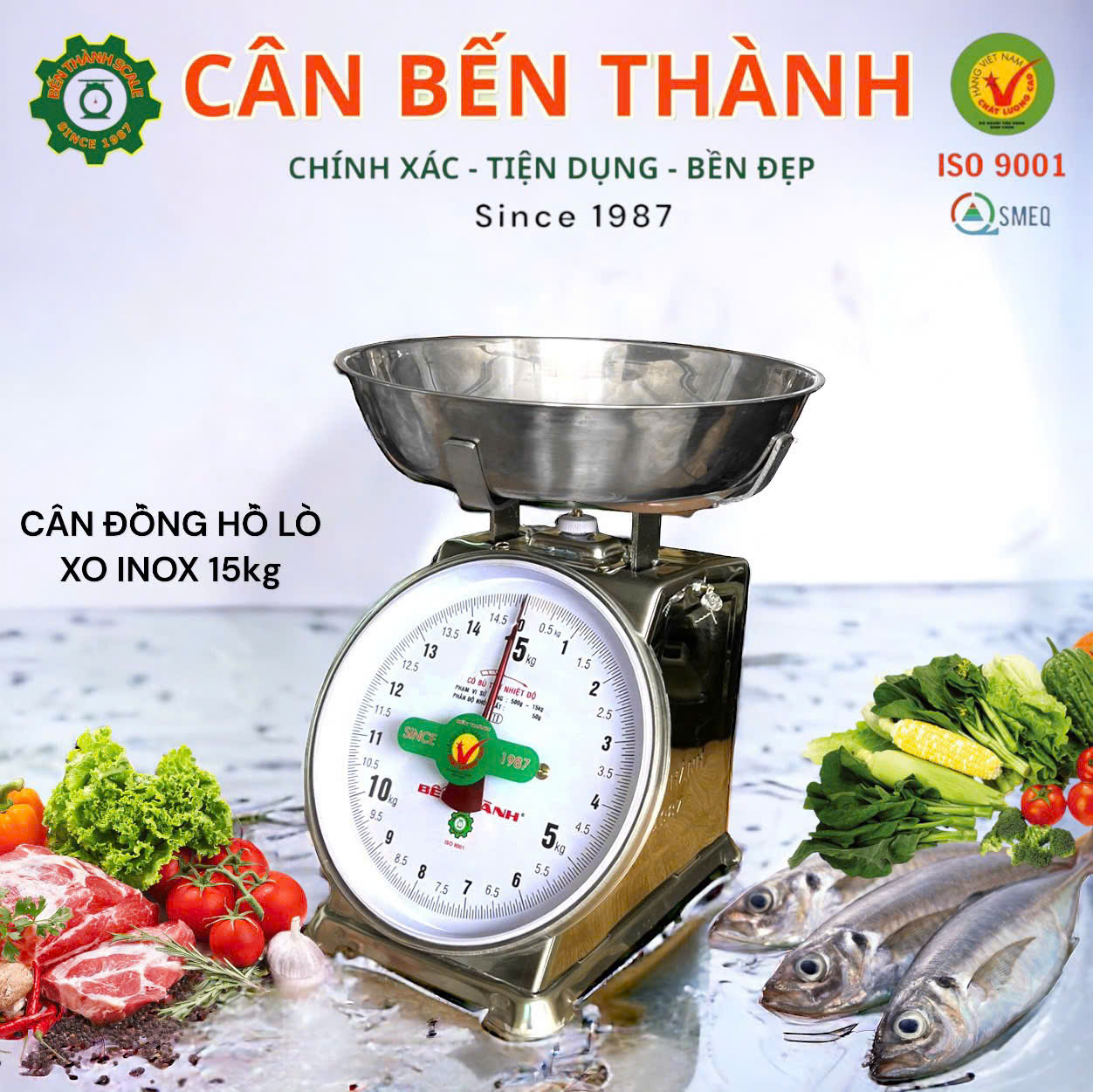 CÂN INOX (INOX DIAL SCALE): 15KG