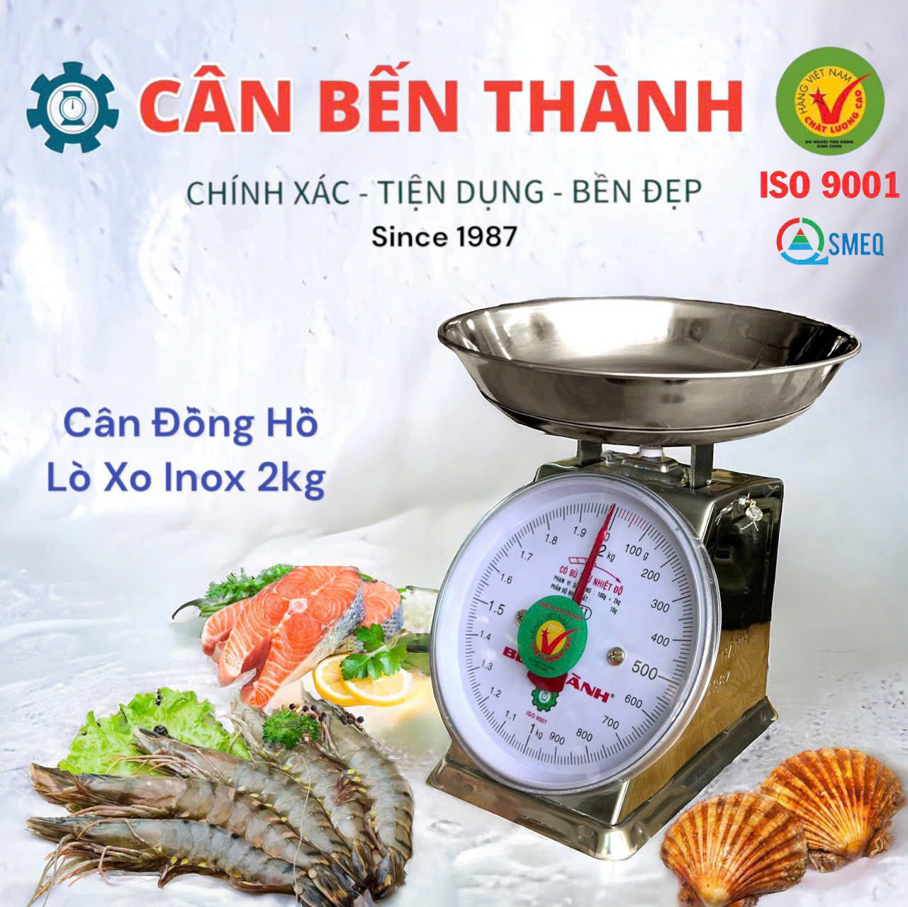 CÂN INOX (INOX DIAL SCALE): 2KG