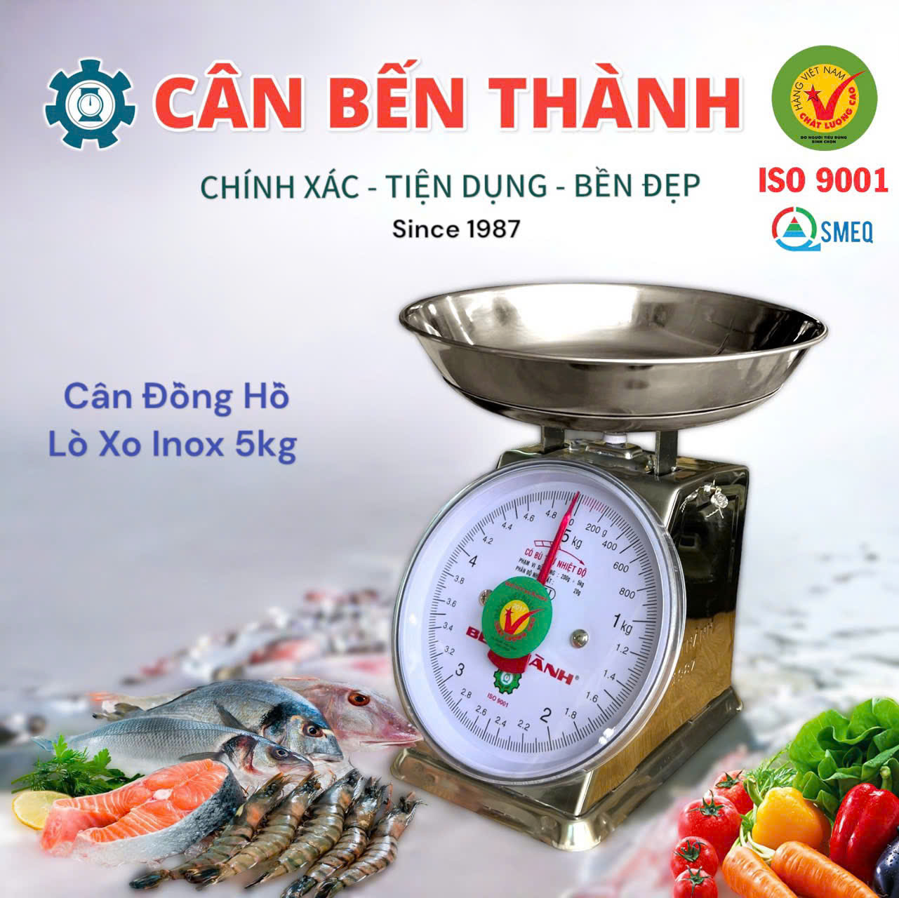 CÂN INOX (INOX DIAL SCALE): 5KG