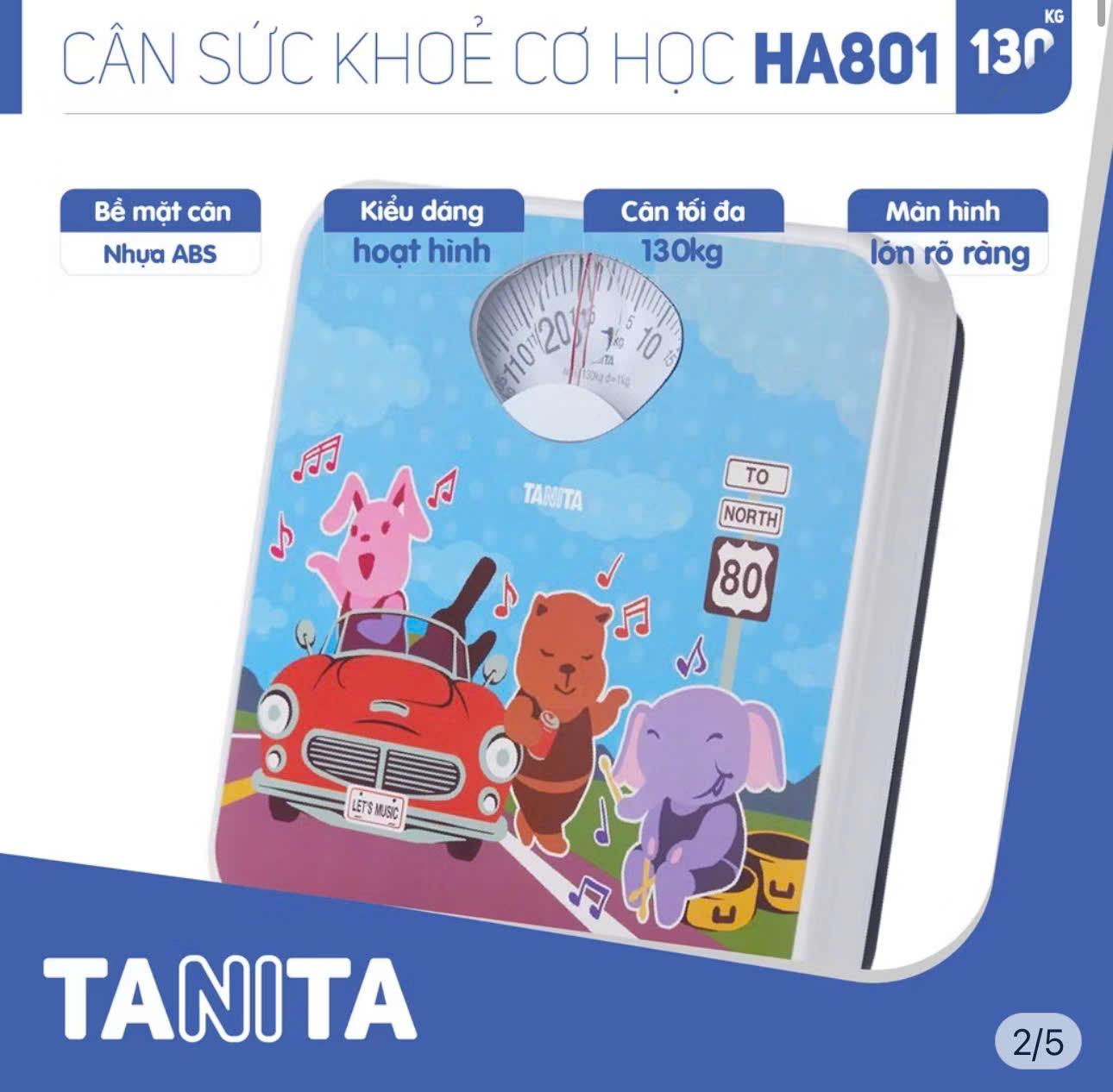 Cân sức khỏe cơ Ha801 Tanita 120kg