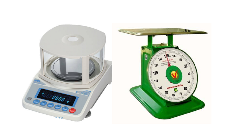 So sánh ưu nhược điểm của cân điện tử và cân đồng hồ